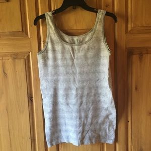 Athleta mesh stripe tank